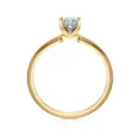 Pierścionek zaręczynowy złoty z diamentem AJPZ_117